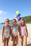 Lola + The Boys Full Hearts Sequin Swimsuit