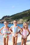 Lola + The Boys Full Hearts Sequin Swimsuit