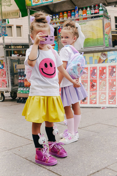 Lola + The Boys Fuzzy Dreaming Unicorn Mini Backpack