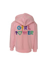 Lola + The Boys Girl Power Zip Hoodie