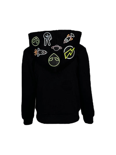 Lola + The Boys Glow In The Dark Alien Hoodie