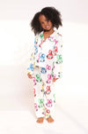 Lola + The Boys Graffiti Bunny Silk Set