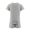 Lola + The Boys Grey Gemstone Short Set