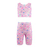 Lola + The Boys Happy Rainbow Metallic Athletic Set