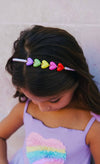 Lola + The Boys Hearts Pearls Headband