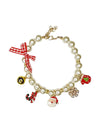 Lola + The Boys Cute Santa Claus Chocker / 2/6 Holiday Pearl Chocker