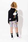 Lola + The Boys Hoodie Women's Good Vibes Rainbow Hoodie