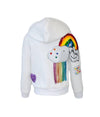 Lola + The Boys Hoodie Women's Good Vibes Rainbow Hoodie