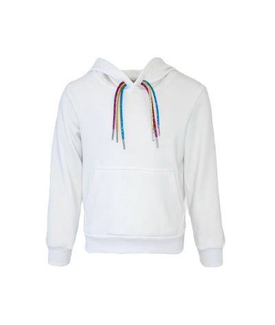 Lola + The Boys Hoodie Women's Good Vibes Rainbow Hoodie