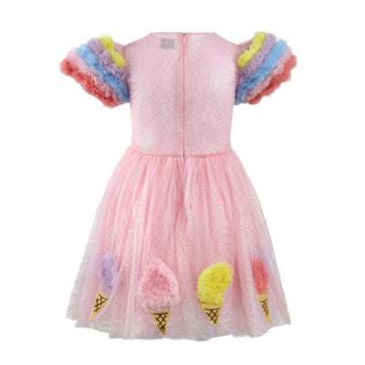 Lola + The Boys Ice Cream Shimmer Tulle Dress