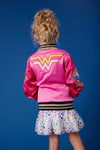 Lola + The Boys Jacket Wonder Woman™ Satin Bomber