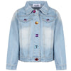 Lola + The Boys Jackets & Bombers Crystal Rain Denim Jacket