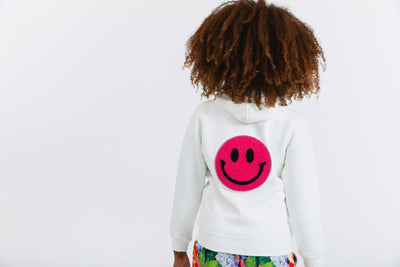 Lola + The Boys Jackets Emoji Love Hoodie