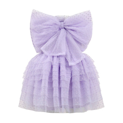 exclude-sale Lavender Dream Bow Tulle Dress