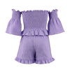 Lola + The Boys Lavender Hailey Bow Set