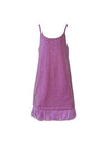 Lola + The Boys Lavender Haze Crystal Feather Dress