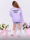 Lola + The Boys Lavender Legends Only Quilted Bomber