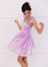 lola-spring Lavender Sequin Tank Dress