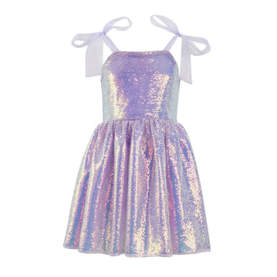 Lola + The Boys Lavender Sequin Tank Dress