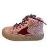 Lola + The Boys Mauve High Top Sherpa Sneaker