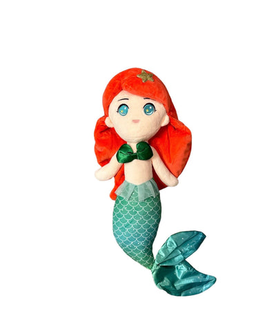 Lola + The Boys green Mermaid Plushie Princess Toy