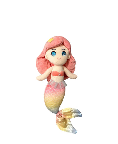 Lola + The Boys pink Mermaid Plushie Princess Toy