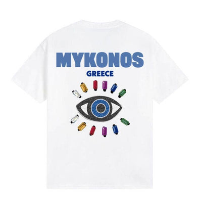 Lola + The Boys Mykonos Greece T-shirt