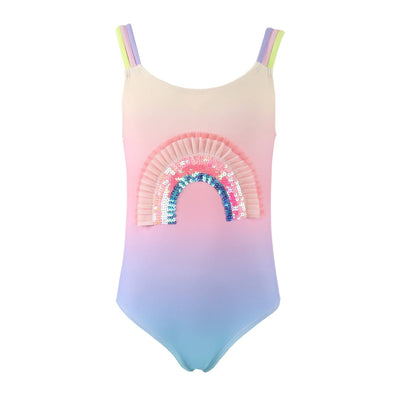 Lola + The Boys Ombre Rainbow Swimsuit