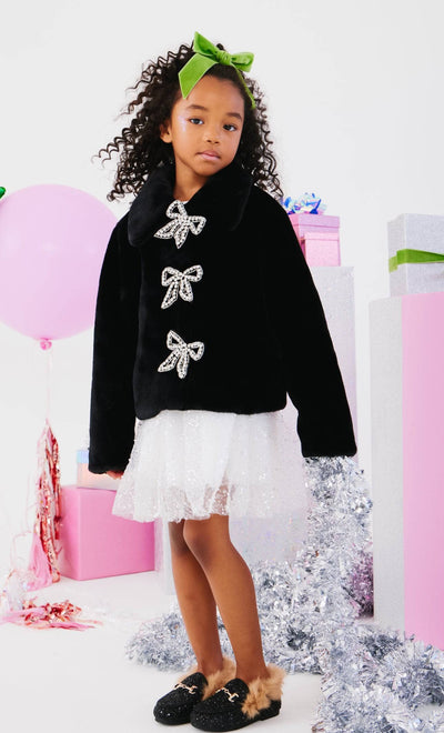 Lola + The Boys Outerwear Audrey Faux Fur Coat