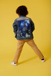 Lola + The Boys Outerwear Batman™ Art  Denim Jacket