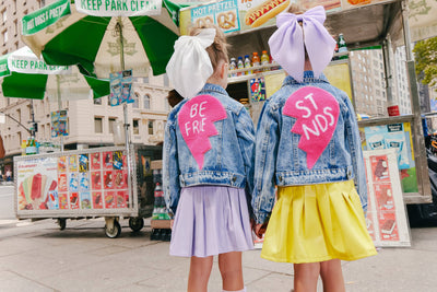 Lola + The Boys Outerwear Best Friends Forever Denim