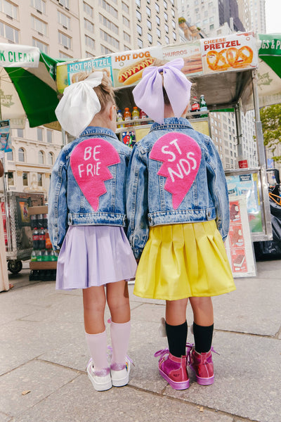 Lola + The Boys Outerwear Best Friends Forever Denim