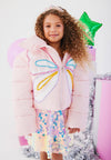 Lola + The Boys Outerwear Butterfly Magic Crystal Puffer