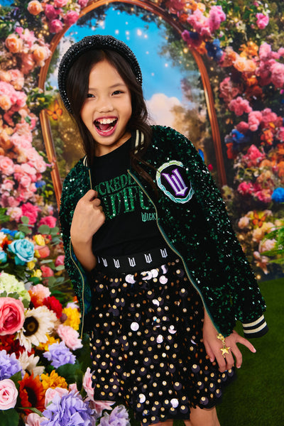 lola-wicked_collab Outerwear Elphaba Sequin Bomber