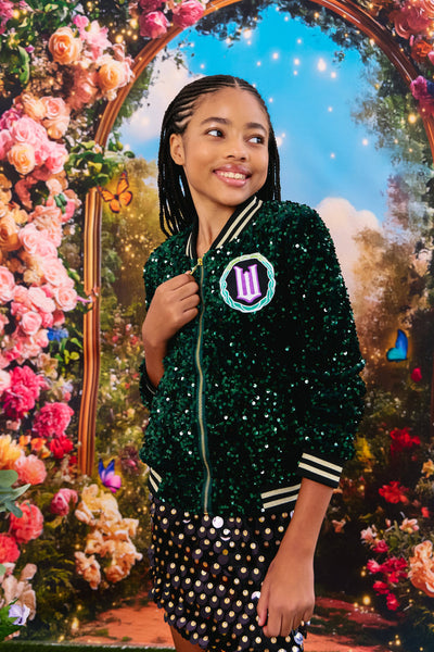 lola-wicked_collab Outerwear Elphaba Sequin Bomber