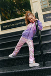 Lola + The Boys Outerwear Lavender Haze Sequin Bomber