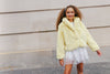 Lola + The Boys Outerwear Little Miss Sunshine Faux Fur Jacket