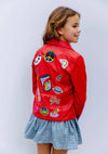 Lola & The Boys Outerwear Out Of This World Patch Bomber