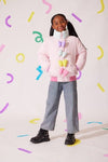 exclude-new-arriv Outerwear 1 Rainbow Bows Puffer