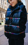 Lola + The Boys Outerwear Rainbow Brite Vest