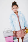 Lola + The Boys Outerwear Sky Unicorn Faux Fur Coat