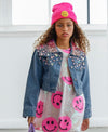 Lola + The Boys Outerwear 2 Sparkle Queen Gem Denim