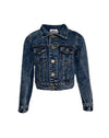 Lola + The Boys Outerwear Sunny Days Denim Crystal Jacket