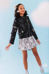 Lola + The Boys Outerwear Whatever Beaded Leather