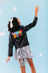 Lola + The Boys Outerwear Whatever Beaded Leather