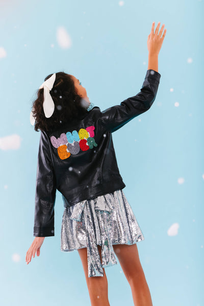 Lola + The Boys Outerwear Whatever Beaded Leather