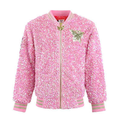 lola-wicked_collab Outerwear Small Women's Glinda Sequin Ombre Bomber