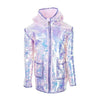 Lola + The Boys Outerwear Women's Paillette Magic Rain Jacket