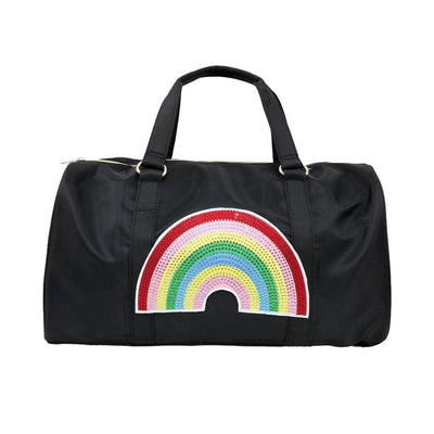 Lola + The Boys Patch Crystal Rainbow Weekender Bag