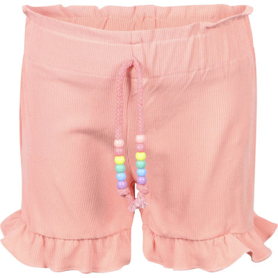 Lola + The Boys Peach Candy Beaded Short Set